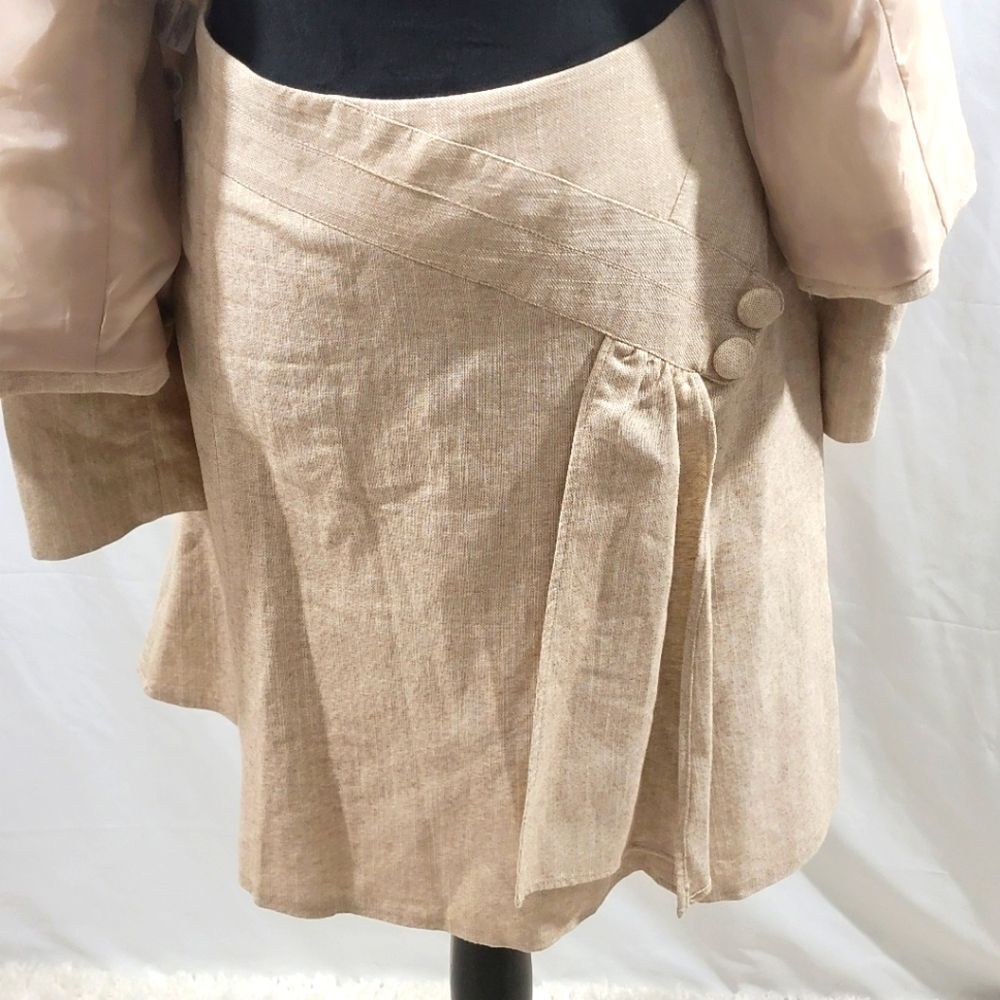 Nine West Career Woman Linen‎ Suit. SIZE 16.  #168 - Picture 3 of 7